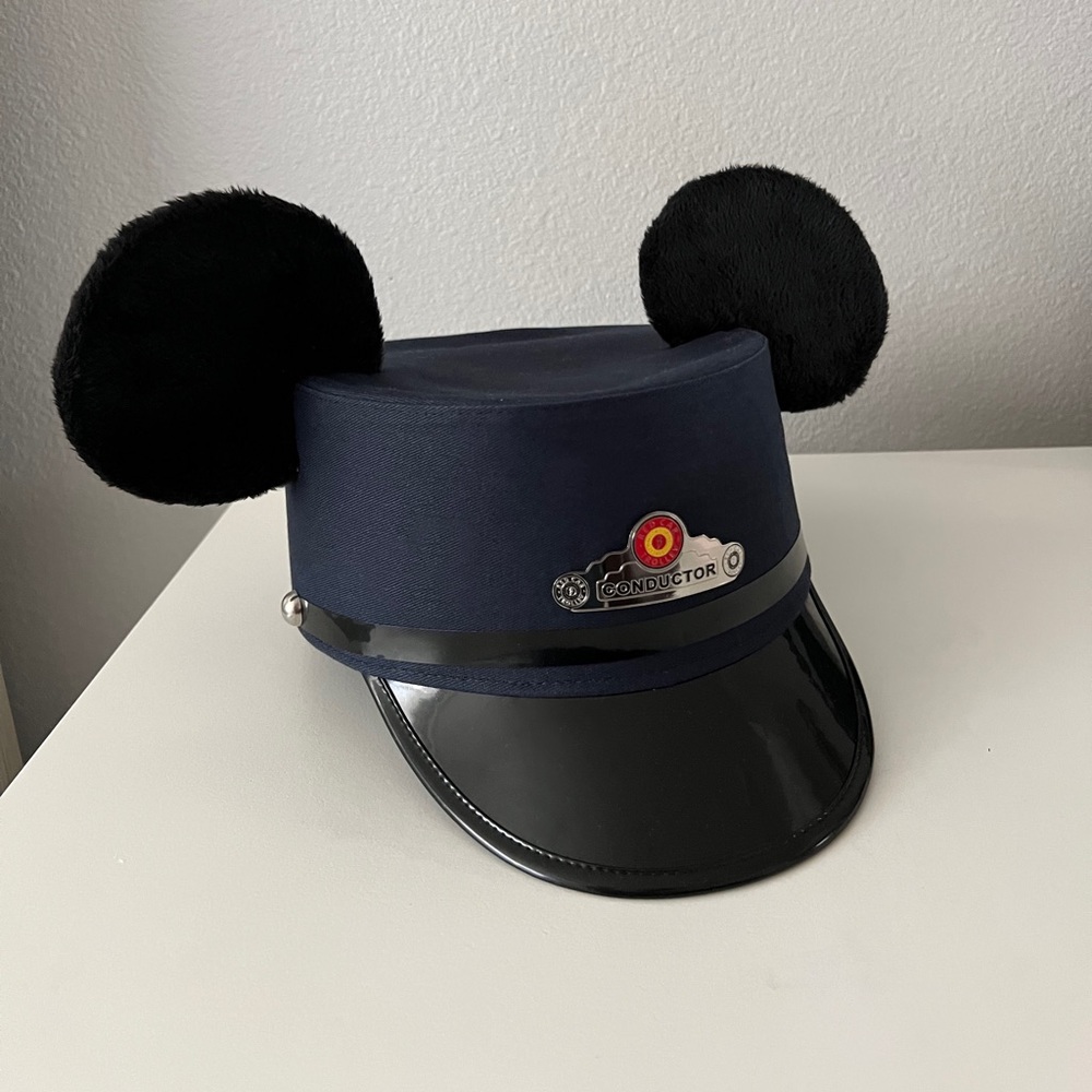 Disneyland Mickey Mouse conductor hat. Purchased from Disneyland, like-new!